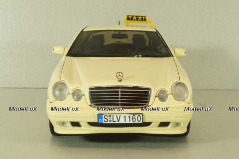 Mercedes-Benz E320 (W210)  Limousine taxi 2001, beige, Sun Star 1:18