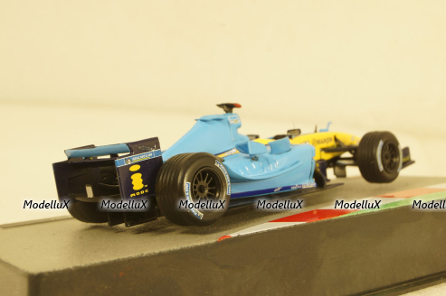 Renault R24 #7 Jarno Trulli, light blue/yellow 2004, Altaya 1:43