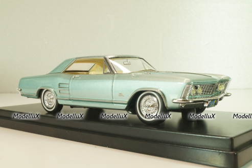 Buick Riviera 1963, light blue, L.E. 250pcs, GC-046A, Goldvarg 1:43