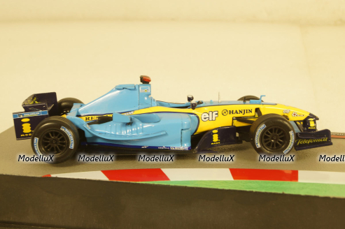 Renault R24 #7 Jarno Trulli, light blue/yellow 2004, Altaya 1:43