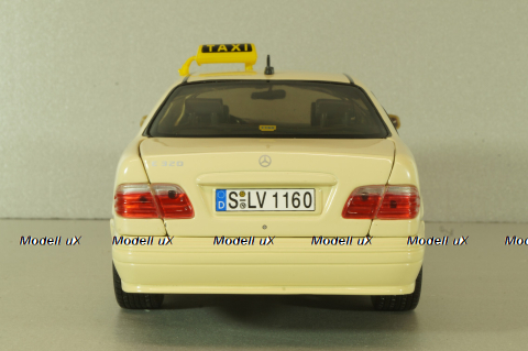 Mercedes-Benz E320 (W210)  Limousine taxi 2001, beige, Sun Star 1:18