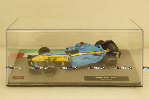 Renault R24 #7 Jarno Trulli, light blue/yellow 2004, Altaya 1:43