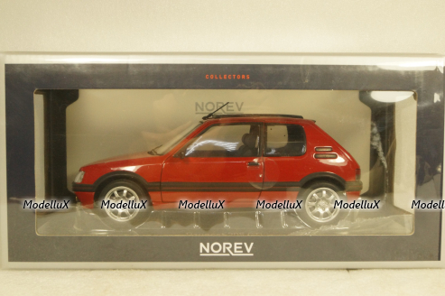 Peugeot 205 Gti 1.9 1991 Red, 184848,  Norev 1:18