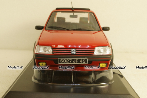 Peugeot 205 Gti 1.9 1991 Red, 184848,  Norev 1:18