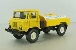 Газ-66, топливозаправщик Аэрофлот, февраль 2006, фурнитура в комплекте, Русская миниатюра 1:43