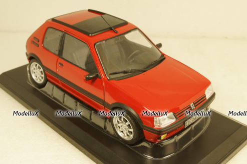 Peugeot 205 Gti 1.9 1991 Red, 184848,  Norev 1:18