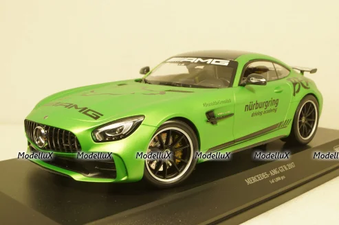 Mercedes AMG GT R Ringtaxi 2017 green, 155036091, Minichamps 1:18