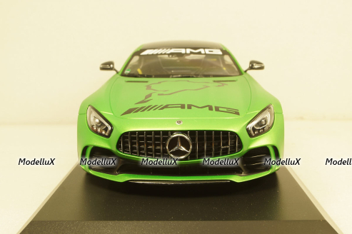 Mercedes AMG GT R Ringtaxi 2017 green, 155036091, Minichamps 1:18