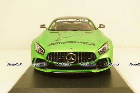 Mercedes AMG GT R Ringtaxi 2017 green, 155036091, Minichamps 1:18