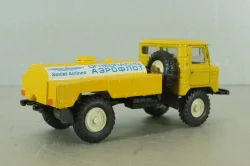 Газ-66, топливозаправщик Аэрофлот, февраль 2006, фурнитура в комплекте, Русская миниатюра 1:43