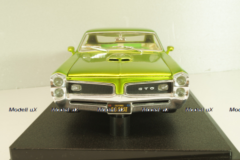 Pontiac GTO 1966, neon green, 311143, Hot Wheels 1:18