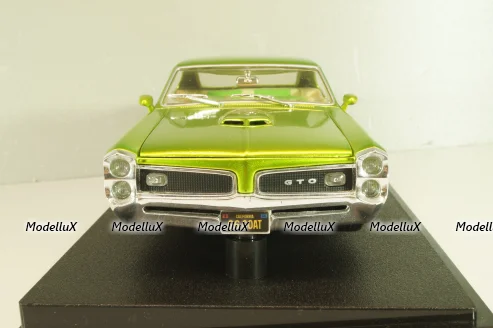 Pontiac GTO 1966, neon green, 311143, Hot Wheels 1:18