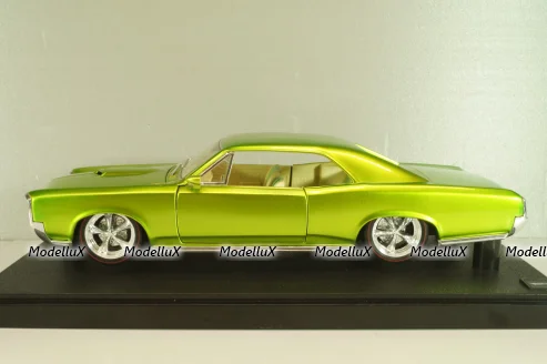 Pontiac GTO 1966, neon green, 311143, Hot Wheels 1:18
