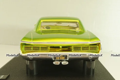 Pontiac GTO 1966, neon green, 311143, Hot Wheels 1:18