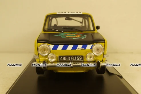 Simca 1000 Rallye 2 SRT 1973 №58, Green Livraison Domicile, 185699-2, Norev 1:18