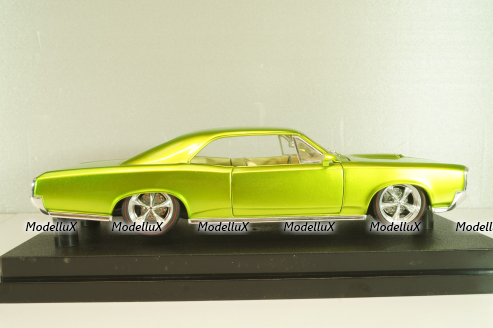 Pontiac GTO 1966, neon green, 311143, Hot Wheels 1:18