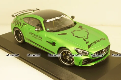 Mercedes AMG GT R Ringtaxi 2017 green, 155036091, Minichamps 1:18