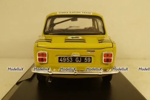 Simca 1000 Rallye 2 SRT 1973 №58, Green Livraison Domicile, 185699-2, Norev 1:18