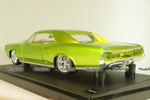 Pontiac GTO 1966, neon green, 311143, Hot Wheels 1:18