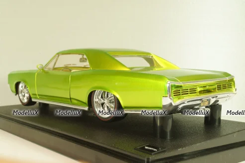 Pontiac GTO 1966, neon green, 311143, Hot Wheels 1:18