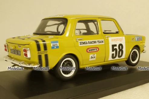 Simca 1000 Rallye 2 SRT 1973 №58, Green Livraison Domicile, 185699-2, Norev 1:18
