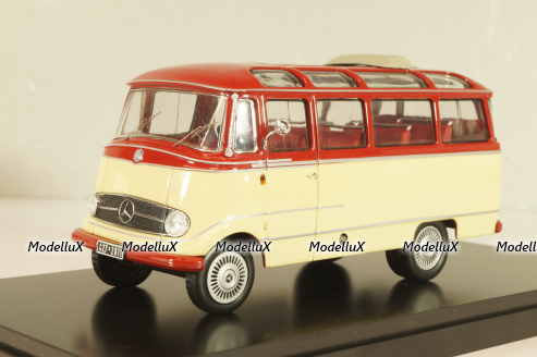 Mercedes-Benz O 319 bus, red/cream, 02811, Schuco 1:43