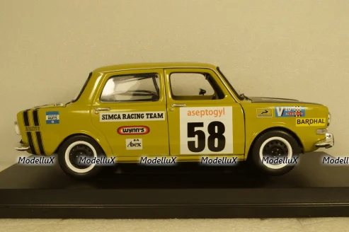 Simca 1000 Rallye 2 SRT 1973 №58, Green Livraison Domicile, 185699-2, Norev 1:18