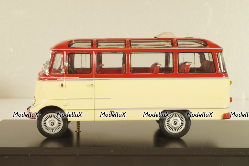 Mercedes-Benz O 319 bus, red/cream, 02811, Schuco 1:43
