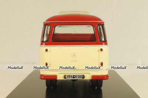 Mercedes-Benz O 319 bus, red/cream, 02811, Schuco 1:43