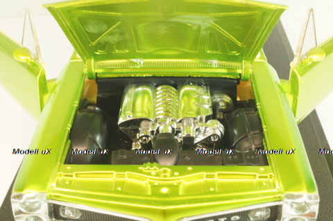 Pontiac GTO 1966, neon green, 311143, Hot Wheels 1:18