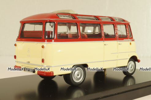 Mercedes-Benz O 319 bus, red/cream, 02811, Schuco 1:43