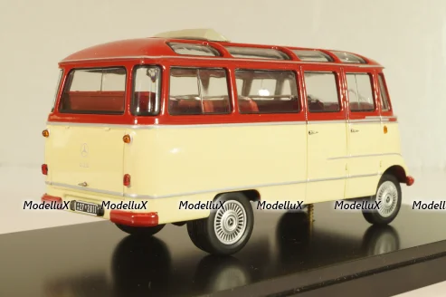 Mercedes-Benz O 319 bus, red/cream, 02811, Schuco 1:43