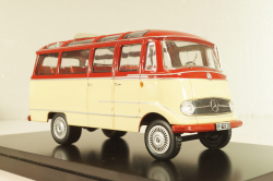Mercedes-Benz O 319 bus, red/cream, 02811, Schuco 1:43
