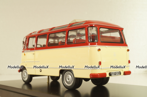 Mercedes-Benz O 319 bus, red/cream, 02811, Schuco 1:43