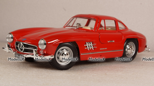 Mercedes 300 SL, BBU18-12047RED, Burago 1:18