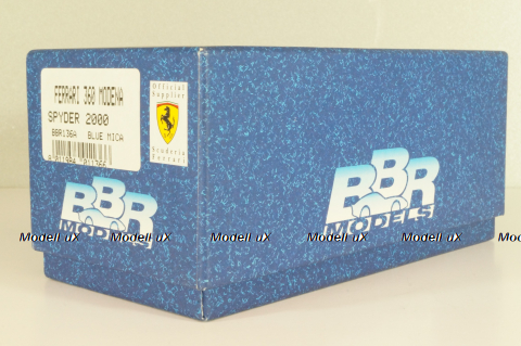 Ferrari 360 Modena Spyder 2000, blue, BBR136A, BBR 1:43