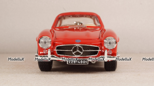 Mercedes 300 SL, BBU18-12047RED, Burago 1:18