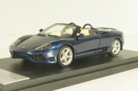 Ferrari 360 Modena Spyder 2000, blue, BBR136A, BBR 1:43