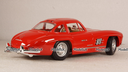 Mercedes 300 SL, BBU18-12047RED, Burago 1:18