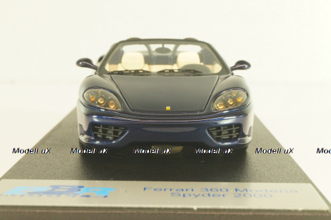 Ferrari 360 Modena Spyder 2000, blue, BBR136A, BBR 1:43