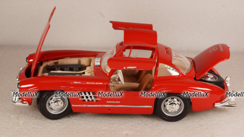 Mercedes 300 SL, BBU18-12047RED, Burago 1:18