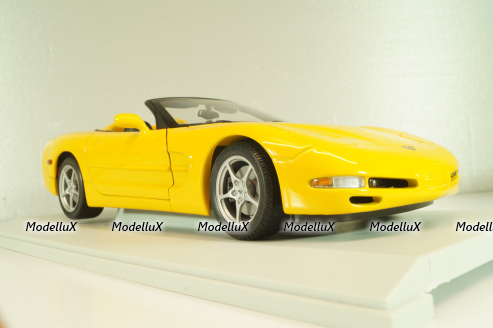 Chevrolet Corvette (C5) Convertible 2000, yellow, 21045, UT Models 1:18
