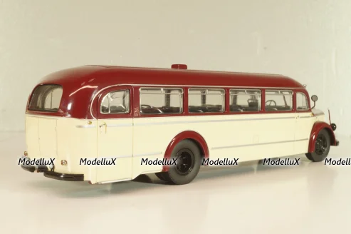 Mercedes-Benz O 6600 bus 1951, red/beige, 2741, Schuco 1:43 
