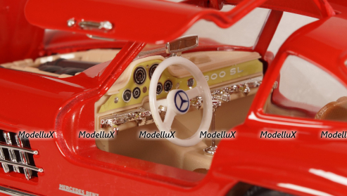 Mercedes 300 SL, BBU18-12047RED, Burago 1:18