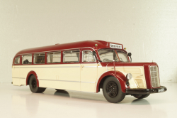 Mercedes-Benz O 6600 bus 1951, red/beige, 2741, Schuco 1:43 