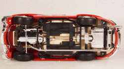 Mercedes 300 SL, BBU18-12047RED, Burago 1:18