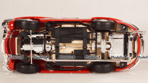 Mercedes 300 SL, BBU18-12047RED, Burago 1:18