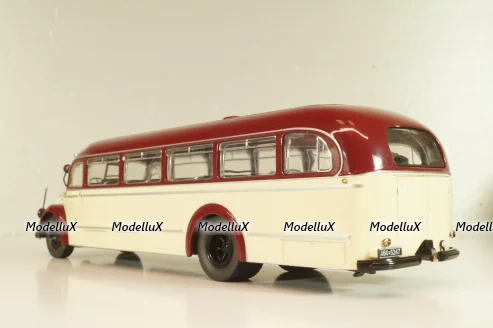 Mercedes-Benz O 6600 bus 1951, red/beige, 2741, Schuco 1:43 