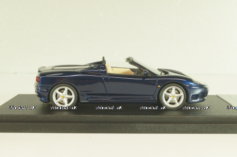 Ferrari 360 Modena Spyder 2000, blue, BBR136A, BBR 1:43