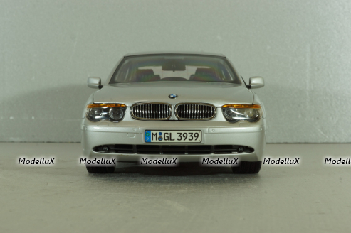 BMW 745i (E65) 2001, silver, 80430027858, Kyosho 1:18